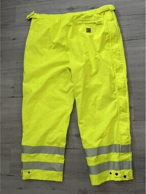 Carhartt Hi-Vis Reflective Work Pants bright yellow 2XL